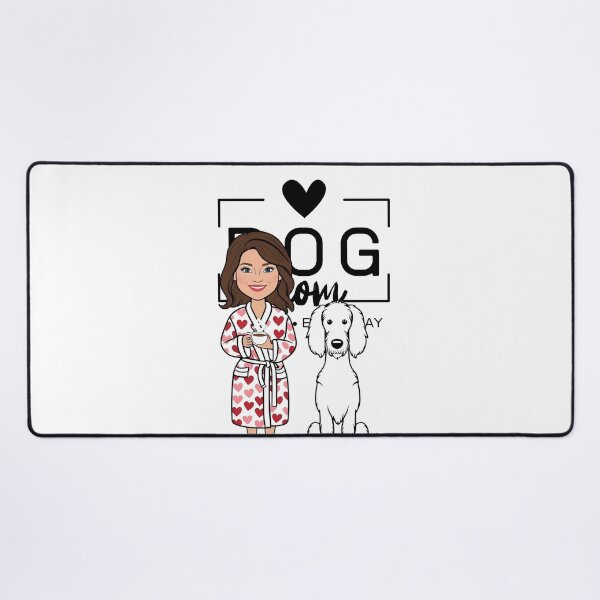 Item preview, Dog Mom All Day Every Day – Cozy Morning with a Kuvasz designed and sold by GoodyPaws.