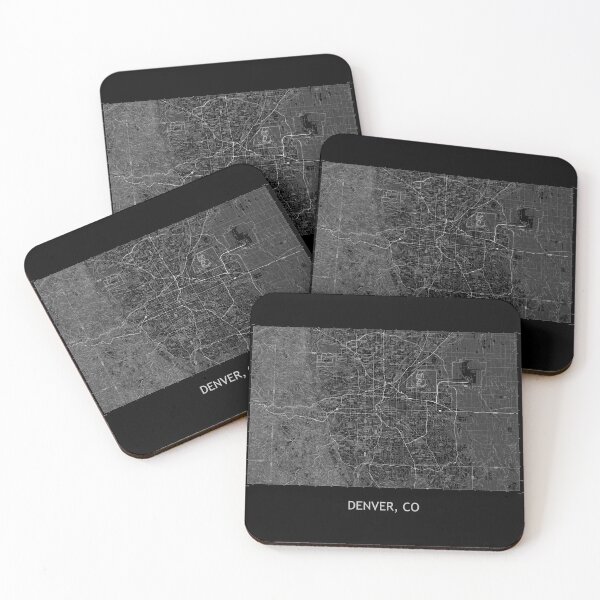 Item preview, DENVER, CO 100K Topographical Map Black designed and sold by PGHPhotoCo.