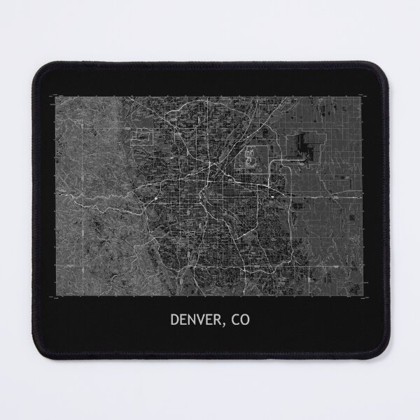 Item preview, DENVER, CO 100K Topographical Map Black designed and sold by PGHPhotoCo.