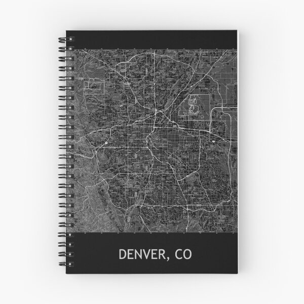 Item preview, DENVER, CO 100K Topographical Map Black designed and sold by PGHPhotoCo.
