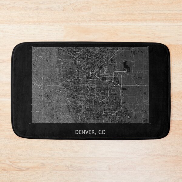 Item preview, DENVER, CO 100K Topographical Map Black designed and sold by PGHPhotoCo.