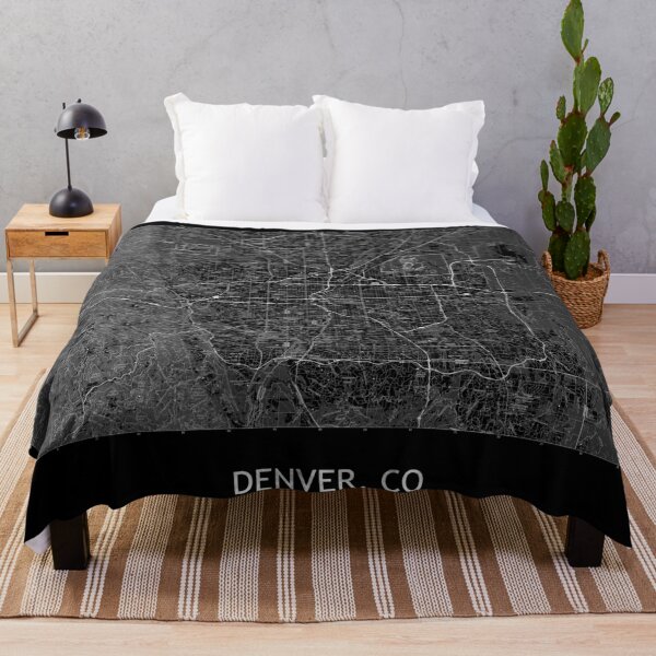 Item preview, DENVER, CO 100K Topographical Map Black designed and sold by PGHPhotoCo.