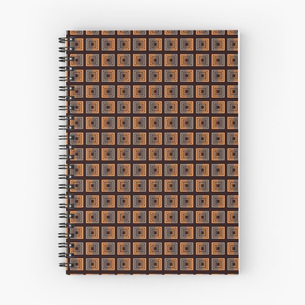 Item preview,  Seamless Geometric Pattern with Orange and Gray Square Motifs on Neutral Background designed and sold by ANGOON7455.