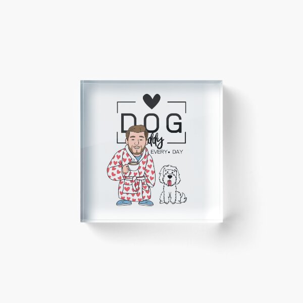 Item preview, Dog Dad All Day Every Day – Cozy Morning with a Kuvasz designed and sold by GoodyPaws.