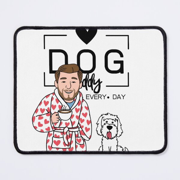 Item preview, Dog Dad All Day Every Day – Cozy Morning with a Kuvasz designed and sold by GoodyPaws.