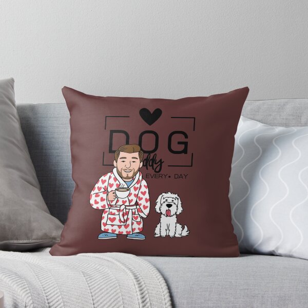 Item preview, Dog Dad All Day Every Day – Cozy Morning with a Kuvasz designed and sold by GoodyPaws.