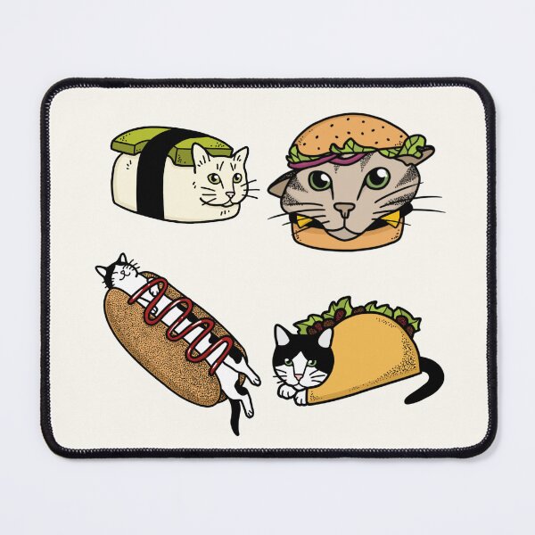 Item preview, Fast food cats designed and sold by Shramplet.