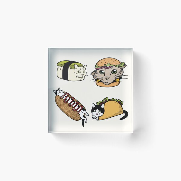 Item preview, Fast food cats designed and sold by Shramplet.