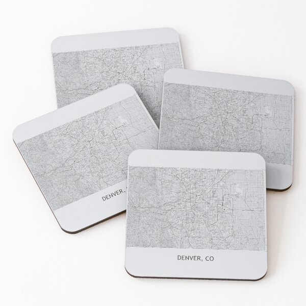 Item preview, DENVER, CO 100K Topographical Map Grey designed and sold by PGHPhotoCo.