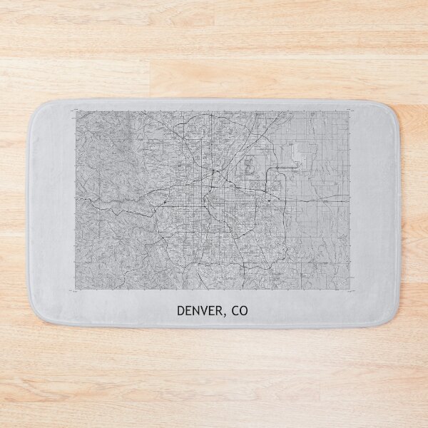 Item preview, DENVER, CO 100K Topographical Map Grey designed and sold by PGHPhotoCo.