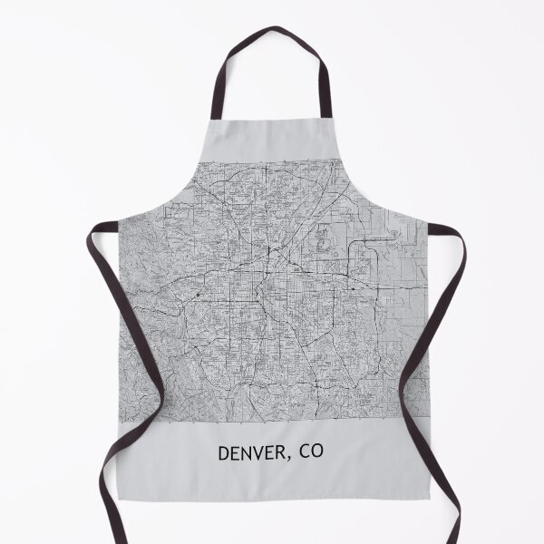 Item preview, DENVER, CO 100K Topographical Map Grey designed and sold by PGHPhotoCo.