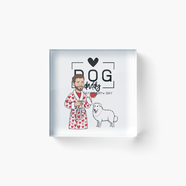 Item preview, Dog Dad All Day Every Day – Cozy Morning with a Kuvasz designed and sold by GoodyPaws.