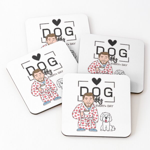 Item preview, Dog Dad All Day Every Day – Cozy Morning with a Kuvasz designed and sold by GoodyPaws.