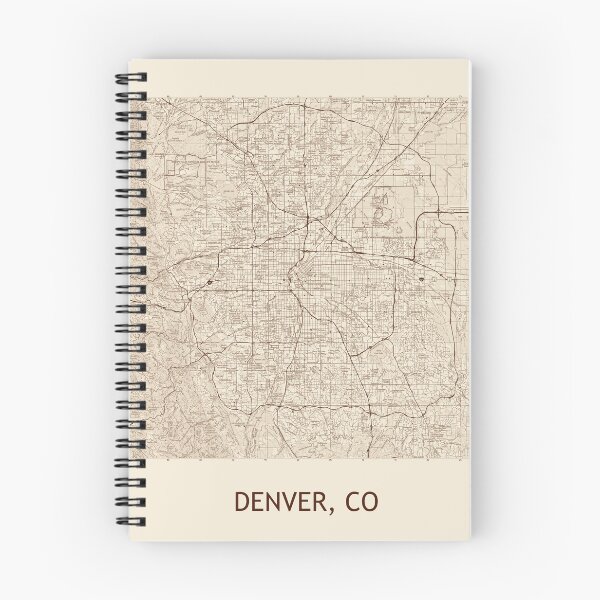 Item preview, DENVER, CO 100K Topographical Map Vintage designed and sold by PGHPhotoCo.
