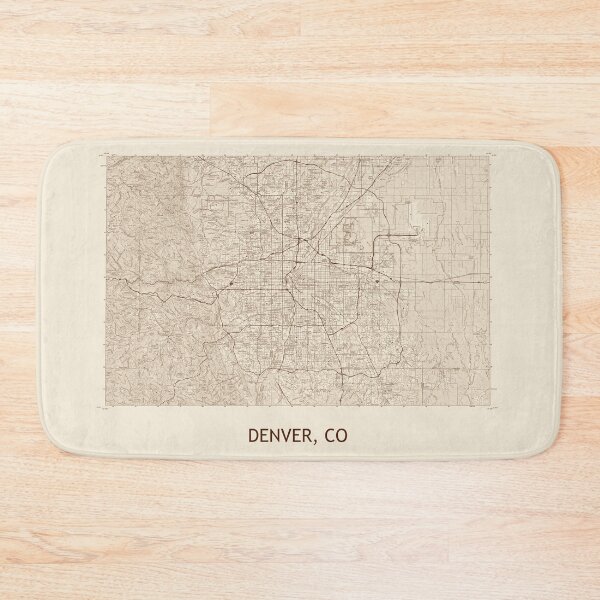 Item preview, DENVER, CO 100K Topographical Map Vintage designed and sold by PGHPhotoCo.