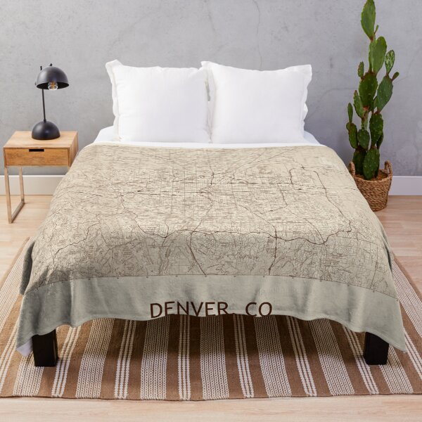 Item preview, DENVER, CO 100K Topographical Map Vintage designed and sold by PGHPhotoCo.