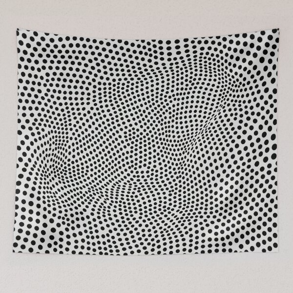 Item preview, Black and White Dot Pattern designed and sold by ArtSE46.