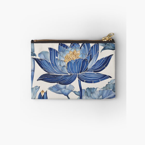 Item preview, Chinese Mosaic Lotus Blue & White designed and sold by Glam-OOTD.