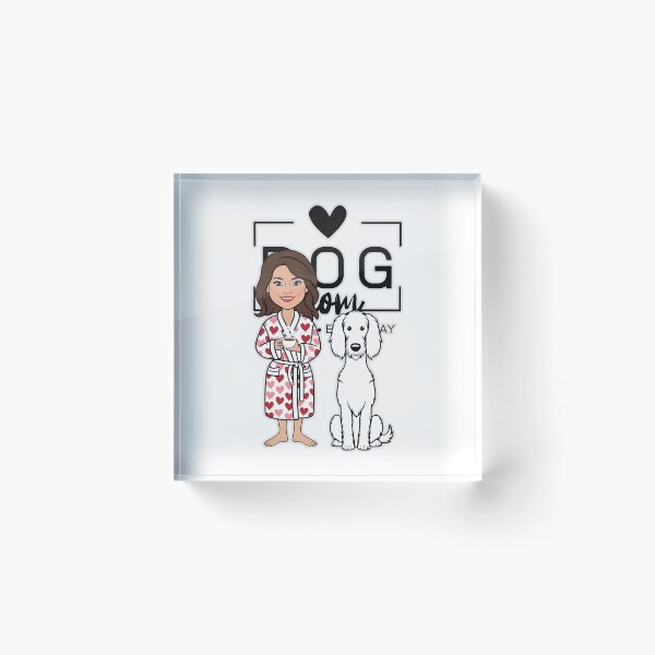 Item preview, Dog Mom All Day Every Day – Cozy Morning with a Kuvasz designed and sold by GoodyPaws.