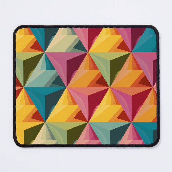 Item preview, Bold Geometric Triangle Pattern – Colorful Abstract Art designed and sold by ViviNyks.
