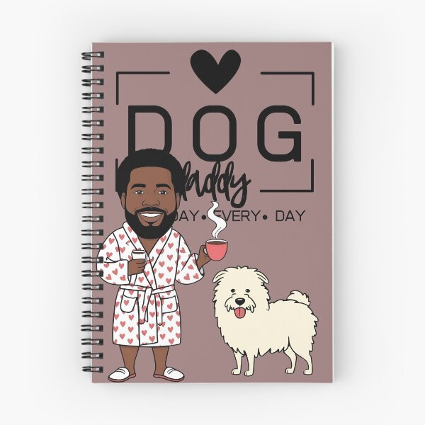 Item preview, Dog Dad All Day Every Day – Cozy Morning with a Pyrenean Sheepdog designed and sold by GoodyPaws.