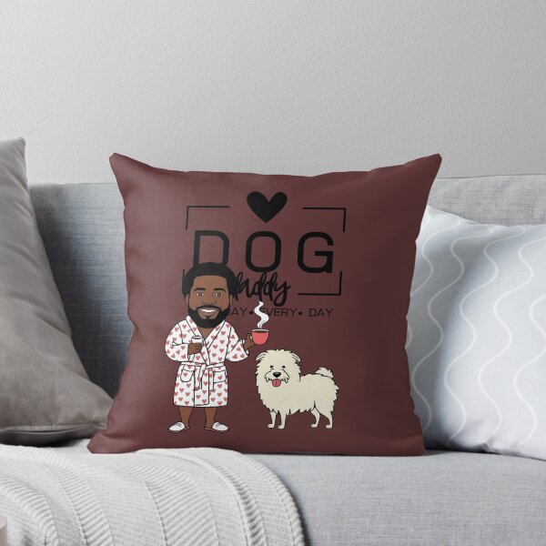 Item preview, Dog Dad All Day Every Day – Cozy Morning with a Pyrenean Sheepdog designed and sold by GoodyPaws.