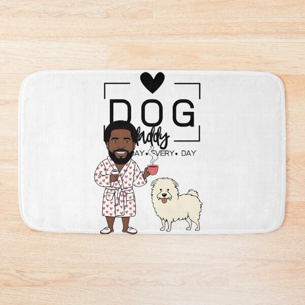 Item preview, Dog Dad All Day Every Day – Cozy Morning with a Pyrenean Sheepdog designed and sold by GoodyPaws.