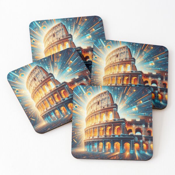 Item preview, Abstract Rome Colosseum Victor Vasarely Style Great Design designed and sold by Creat-Des.