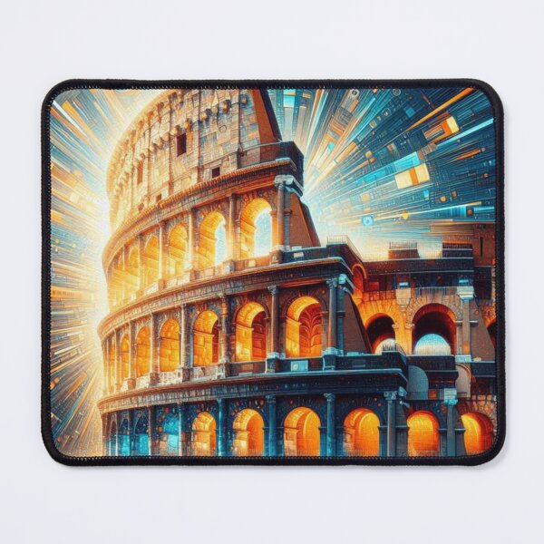 Item preview, Abstract Rome Colosseum Victor Vasarely Style Great Design designed and sold by Creat-Des.