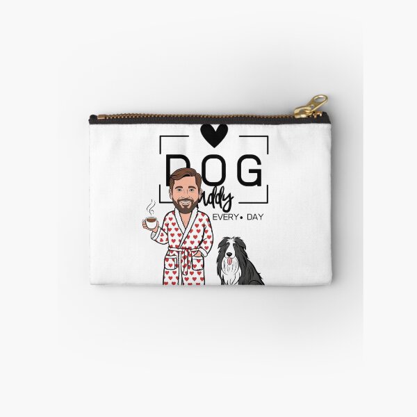Item preview, Dog Dad All Day Every Day – Cozy Morning with a Pyrenean Sheepdog designed and sold by GoodyPaws.