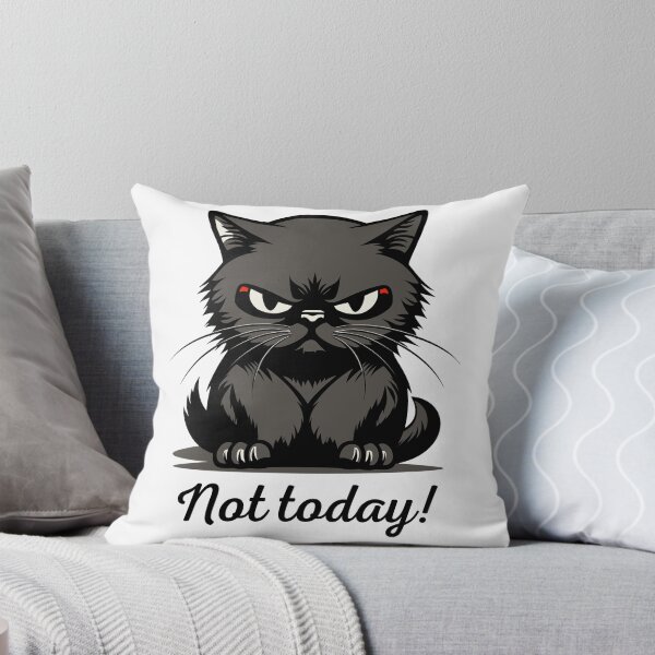 Item preview, Not today! Cat designed and sold by aipolohu.