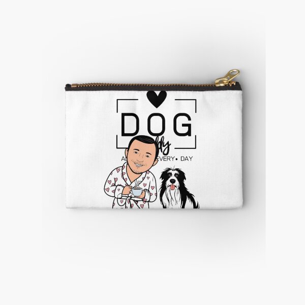 Item preview, Dog Dad All Day Every Day – Cozy Morning with a Pyrenean Sheepdog designed and sold by GoodyPaws.