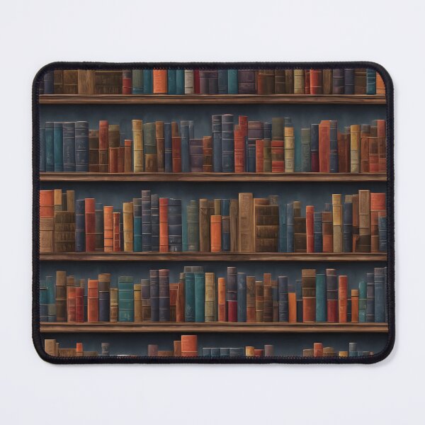 Item preview, Pattern with books stacked in a bookcase. designed and sold by PrintLabStudio.