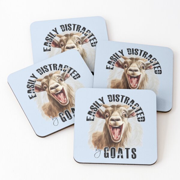 Item preview, Easily Distracted by Goats – Funny Goat-Themed Design designed and sold by Aredbox.