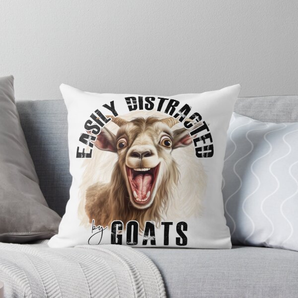 Item preview, Easily Distracted by Goats – Funny Goat-Themed Design designed and sold by Aredbox.