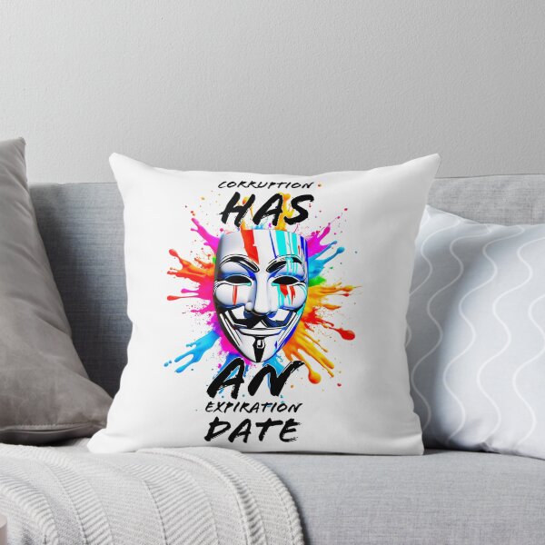 Item preview, Protest slogans. Anonymous. Corruption has end date. designed and sold by Drone-tees.