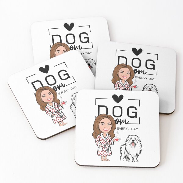 Item preview, Dog Mom All Day Every Day – Cozy Morning with a Pyrenean Sheepdog designed and sold by GoodyPaws.