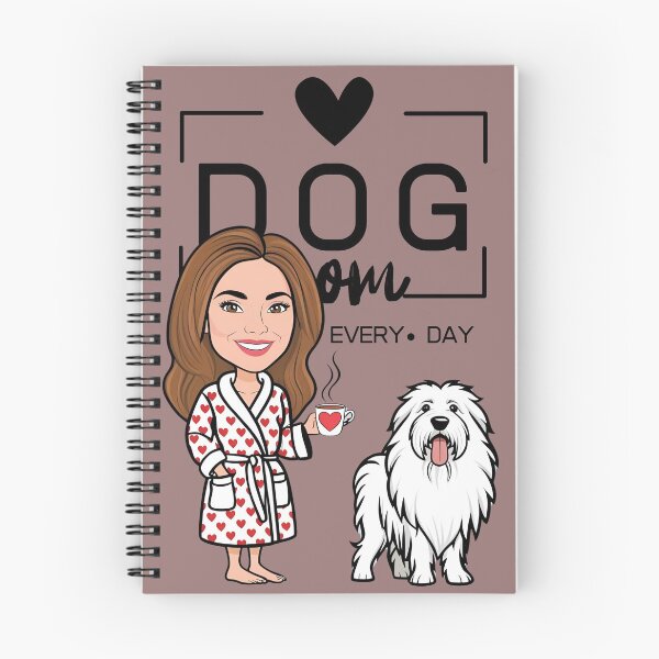 Item preview, Dog Mom All Day Every Day – Cozy Morning with a Pyrenean Sheepdog designed and sold by GoodyPaws.
