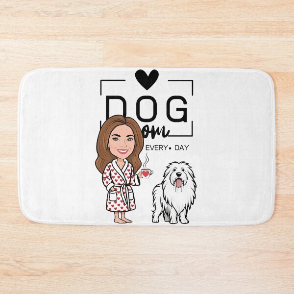 Item preview, Dog Mom All Day Every Day – Cozy Morning with a Pyrenean Sheepdog designed and sold by GoodyPaws.