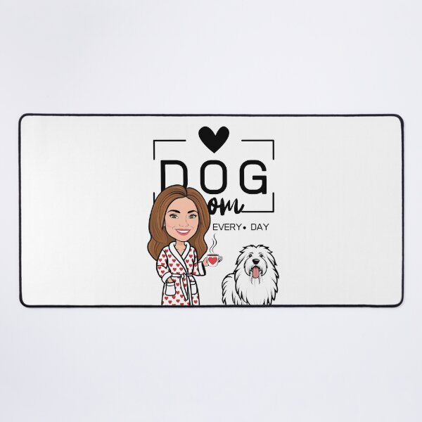 Item preview, Dog Mom All Day Every Day – Cozy Morning with a Pyrenean Sheepdog designed and sold by GoodyPaws.