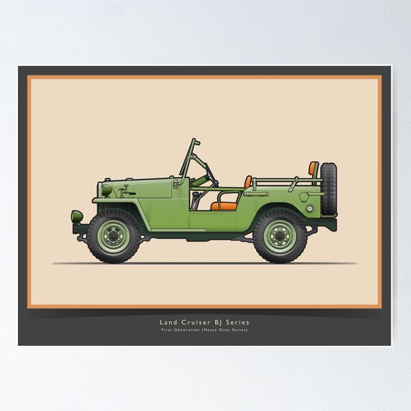 Item preview, The Art of Wheels: Land Cruiser BJ Series - type i designed and sold by anuaramir.