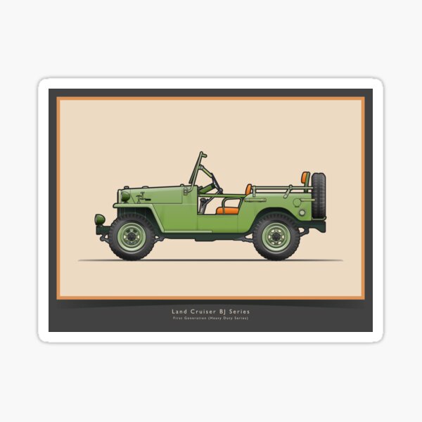 Item preview, The Art of Wheels: Land Cruiser BJ Series - type i designed and sold by anuaramir.