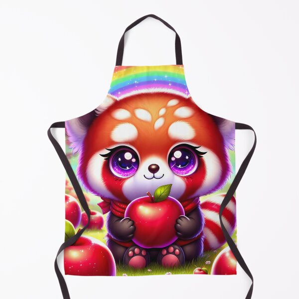 Item preview, Red Pand holding a apple designed and sold by Jbl55.