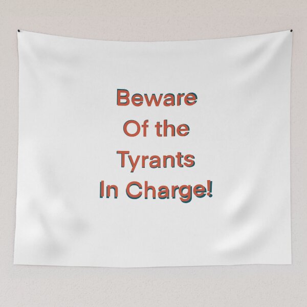 Item preview, Maoulouv-Beware Red simple designed and sold by MaouLouv.