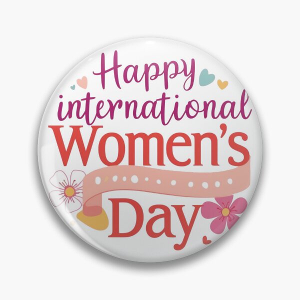 Item preview, 'Happy International Women's Day' T-Shirt Celebrating All Kind of Women Love & Support designed and sold by Merch Your Vibes.