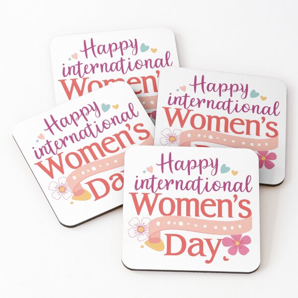 Item preview, 'Happy International Women's Day' T-Shirt Celebrating All Kind of Women Love & Support designed and sold by Merch Your Vibes.