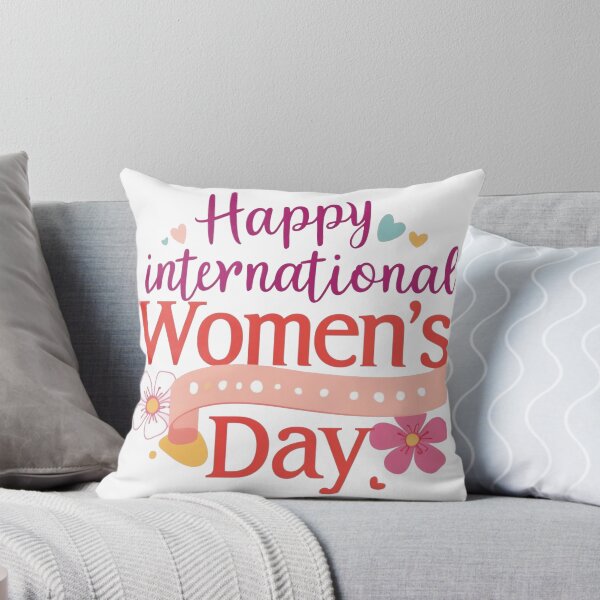 Item preview, 'Happy International Women's Day' T-Shirt Celebrating All Kind of Women Love & Support designed and sold by Merch Your Vibes.