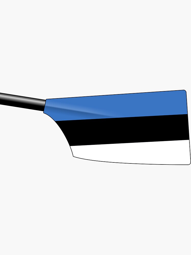 "Rowing Blade for Estonia" Sticker for Sale by BankrobberGus Redbubble