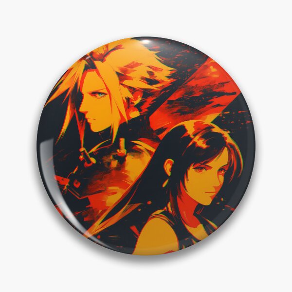 Item preview, Tifa & Cloud - 1 designed and sold by Infinite-Aspire.
