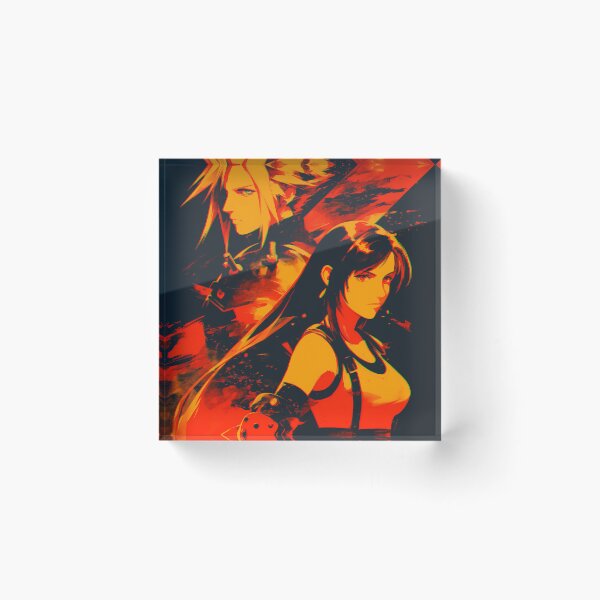 Item preview, Tifa & Cloud - 1 designed and sold by Infinite-Aspire.